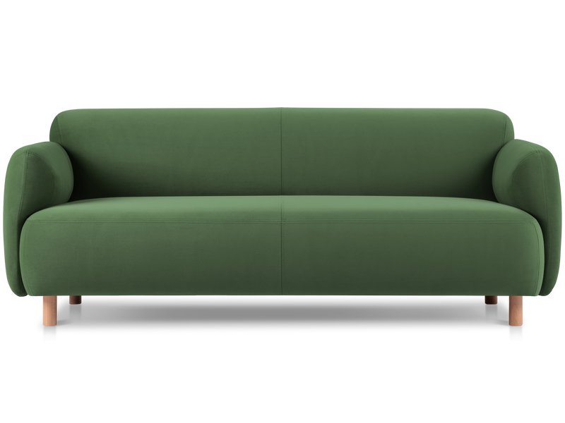 Диван прямой Пайпел-3 Velvet Olive