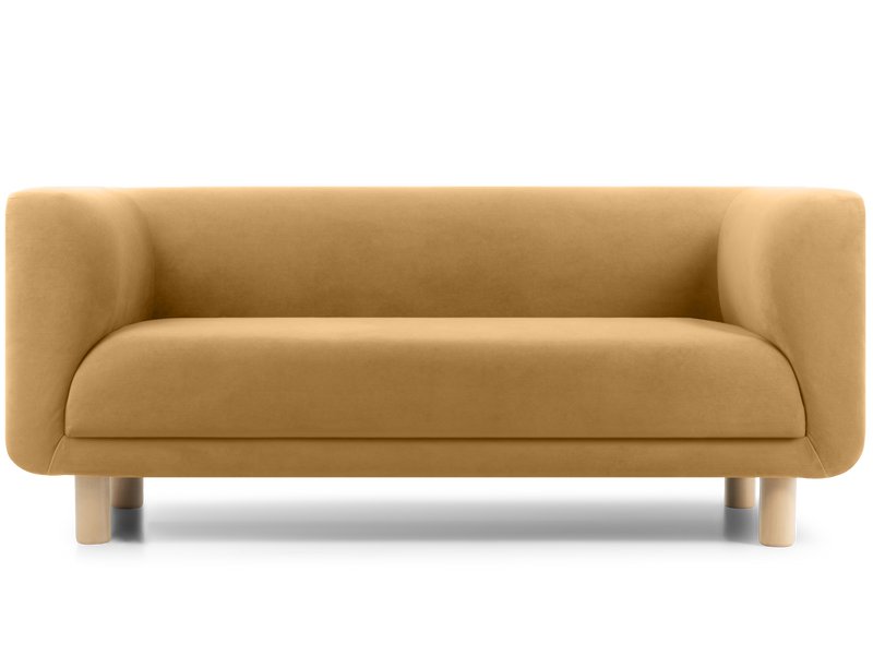 Кушетка Венето Velvet Mustard